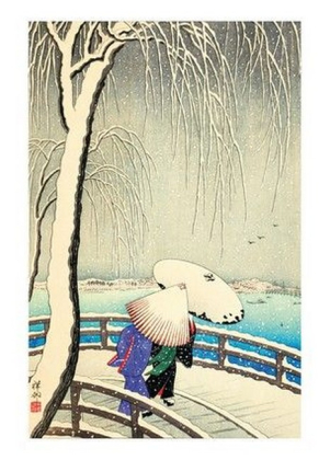 Two Women in Snow on Yanagi Bridge, 1927 - фото 1 Two Women in Snow on Yanagi Bridge, 1927 - фото 1