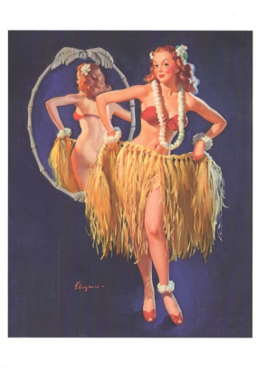 I Hope the Boys Don't Draw the Straws Tonight, Brown and Bigelow cal. Il., 1946 - фото 1