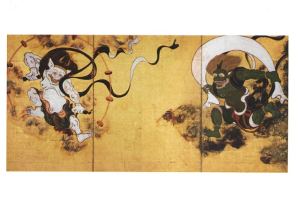 Wind God Fujin and Thunder God Raijin - фото 1