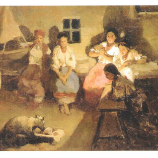 Дівчата ворожать, 1893