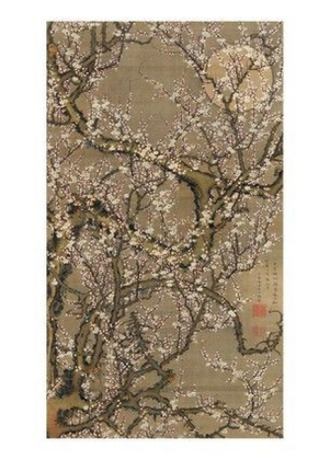White Plum Blossoms and Moon, 1755 - фото 1