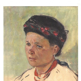 Портрет української селянки, 1910