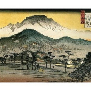 Evening View of a Temple in the Hills