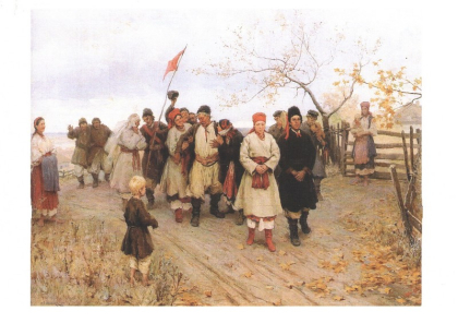 Весілля в Київській губернії, 1891 - фото 1