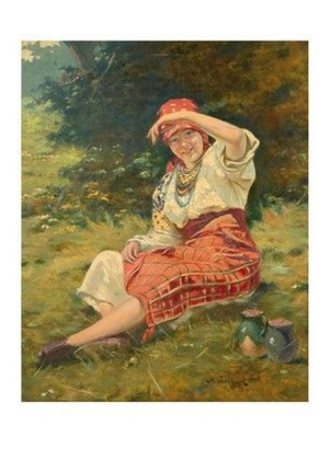 Селянка на відпочинку - фото 1