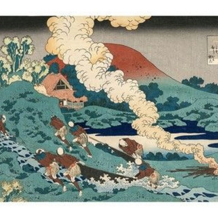 Poem by Kakinomoto no Hitomaro, from the series One Hundred Poems by One Hundred Poets Explained by