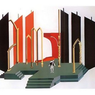 Дон Жуан і смерть. Аркуш з альбому "Театральна декорація", 1930