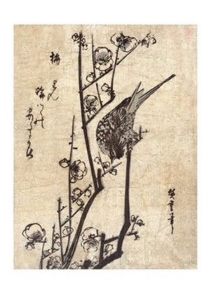 Plum Blossom and Bush Warbler, 1838 - фото 1