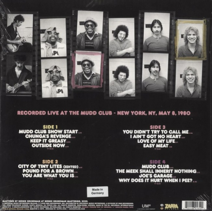 Frank Zappa &ndash; Zappa &#039;80 Mudd Club - фото 2