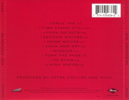 Rush &ndash; Hold Your Fire - фото 2
