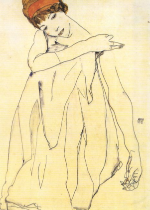 Egon Schiele - The Dancer, 1913 - фото 1