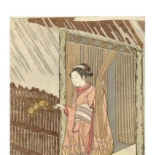 Girl with a Yamabuki Tak in Hands, 1764-1768