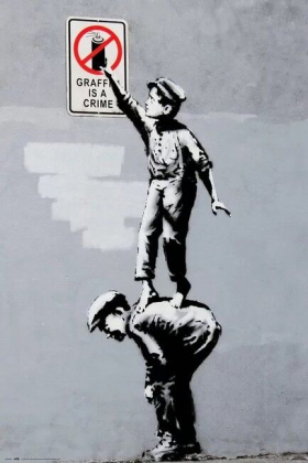 Banksy - Grafitti Is A Crime - фото 1