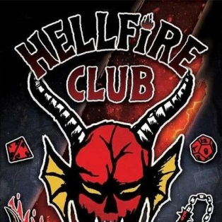 Stranger Things 4 - Hellfire Club Emblem Rif Stranger Things 4 - Hellfire Club Emblem Rif