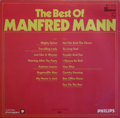 Manfred Mann – The Best Of - фото 4 Manfred Mann – The Best Of - фото 4
