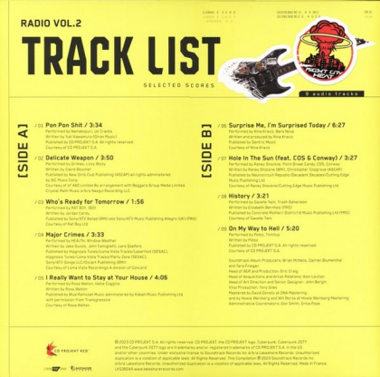 Cyberpunk 2077 Radio OST Vol. 2 - фото 2 Cyberpunk 2077 Radio OST Vol. 2 - фото 2