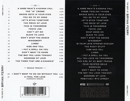 Bryan Ferry &ndash; The Best Of Bryan Ferry - фото 2