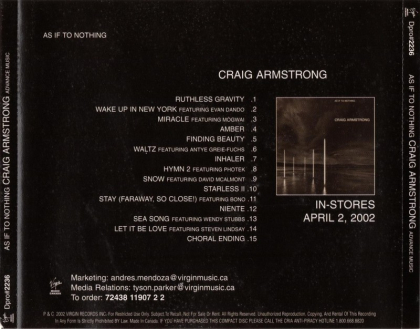 Craig Armstrong &ndash; As If To Nothing - фото 2