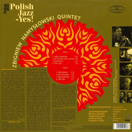 Zbigniew Namyslowski Quintet &ndash; Polish Jazz - Yes! - фото 2