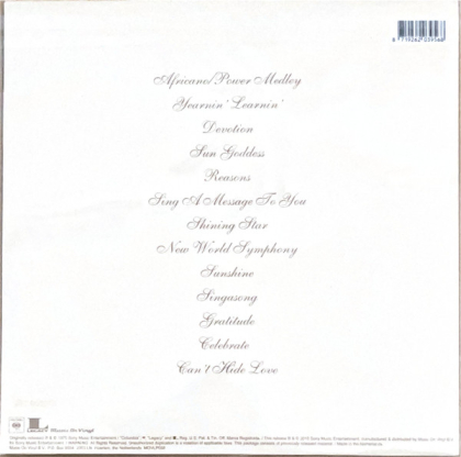 Wind &amp; Fire Earth &ndash; Gratitude - фото 2