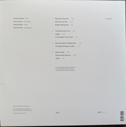 Anouar Brahem, Anja Lechner, Django Bates, Dave Holland &ndash; After The Last Sky - фото 2