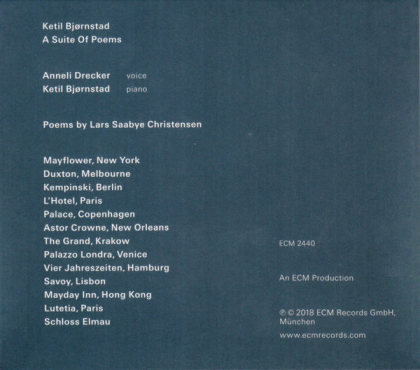 Ketil Bj&oslash;rnstad, Anneli Drecker &ndash; A Suite Of Poems - фото 2