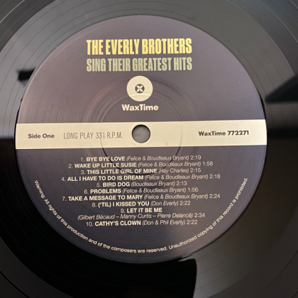 Everly Brothers &ndash; Sing Their Greatest Hits - фото 3