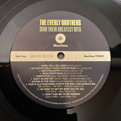 Everly Brothers &ndash; Sing Their Greatest Hits - фото 4