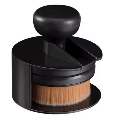 Щітка для очищення вінілу кругла коричнева з підставкою - фото 4