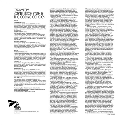 Lonnie Liston Smith &amp; The Cosmic Echoes &ndash; Expansions - фото 4