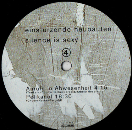 Einstürzende Neubauten – Silence Is Sexy - фото 6 Einstürzende Neubauten – Silence Is Sexy - фото 6