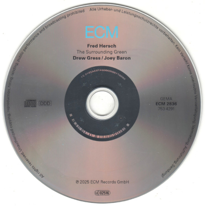 Fred Hersch, Drew Gress, Joey Baron – The Surrounding Green - фото 3 Fred Hersch, Drew Gress, Joey Baron – The Surrounding Green - фото 3