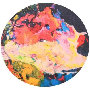 Multicolor Turntable Mat Slipmat Audiophile 12'' in Platter Vinyl Record Players Anti-Vibr 77HA