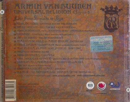 Armin van Buuren – Universal Religion Chapter 3 - Live From Armada At Ibiza - фото 2 Armin van Buuren – Universal Religion Chapter 3 - Live From Armada At Ibiza - фото 2