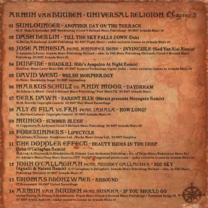 Armin van Buuren – Universal Religion Chapter 3 - Live From Armada At Ibiza - фото 5 Armin van Buuren – Universal Religion Chapter 3 - Live From Armada At Ibiza - фото 5