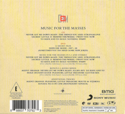 Depeche Mode &ndash; Music For The Masses - фото 2