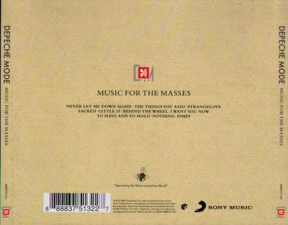 Depeche Mode &ndash; Music For The Masses - фото 2
