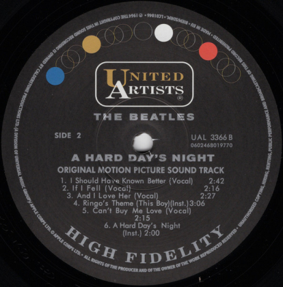 The Beatles &ndash; A Hard Day's Night Original Motion Picture Sound Track - фото 4