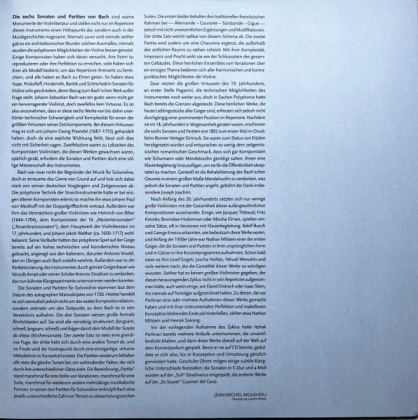 J.S. Bach, Itzhak Perlman &ndash; Sonaten Und Partiten - фото 10