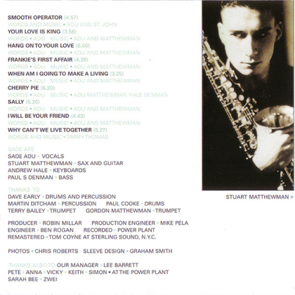 Sade – Diamond Life - фото 4 Sade – Diamond Life - фото 4