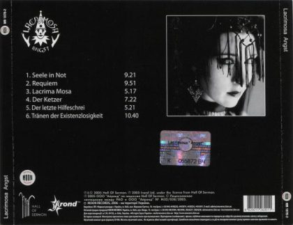 Lacrimosa &ndash; Angst - фото 2