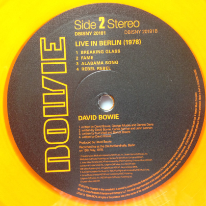 David Bowie &ndash; Live In Berlin [1978] L.P. - фото 6