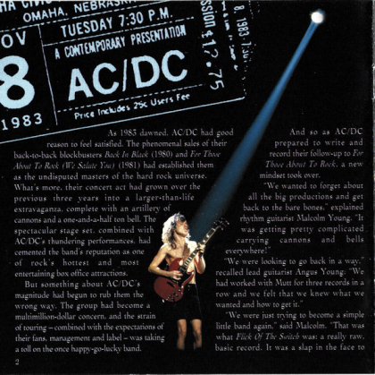 AC/DC &ndash; Flick Of The Switch - фото 6