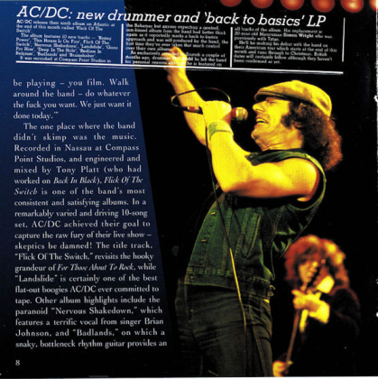 AC/DC &ndash; Flick Of The Switch - фото 12