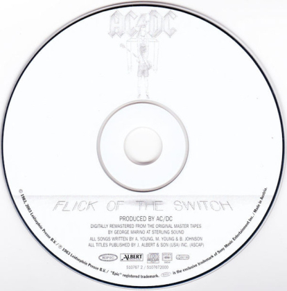 AC/DC &ndash; Flick Of The Switch - фото 3