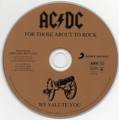 AC/DC &ndash; For Those About To Rock - We Salute You - фото 3