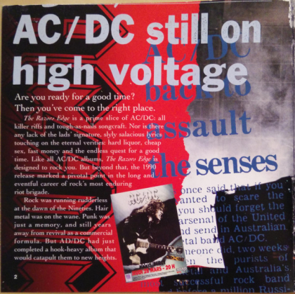 AC/DC &ndash; The Razor's Edge - фото 6