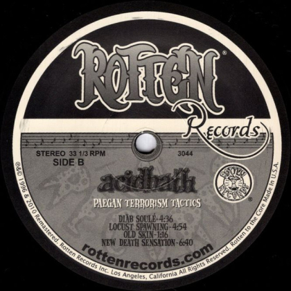 Acid Bath &ndash; Paegan Terrorism Tactics - фото 4
