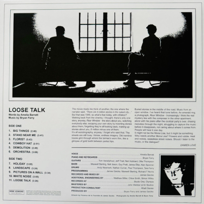 Amelia Barratt, Bryan Ferry &ndash; Loose Talk - фото 2
