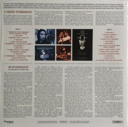 Andrzej Korzynski &ndash; Andrzej Korzynski's Music Score For Andrzej Zuławski's Motion Picture Possession - фото 2
